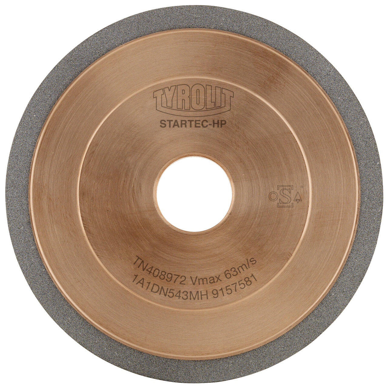 Muelas abrasivas CNC de diamante metalizado rectificado en húmedo para metal duro