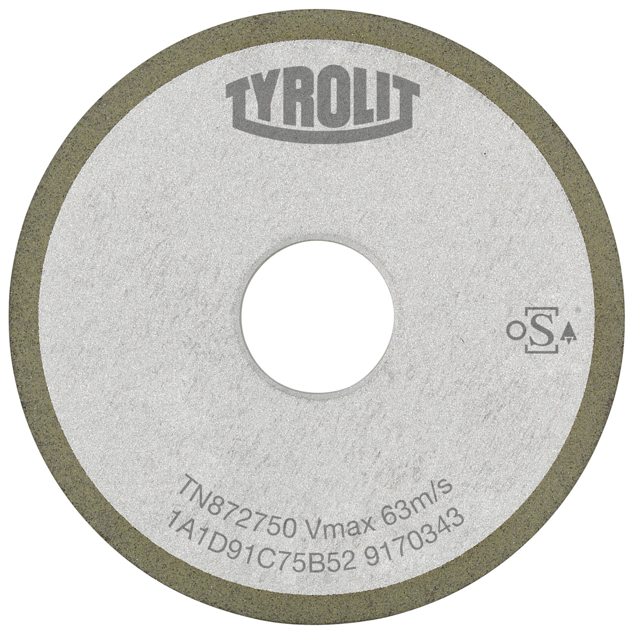 Muelas cilíndricas interiores de diamante con aglomerante de resina para carburo y cerámica industrial