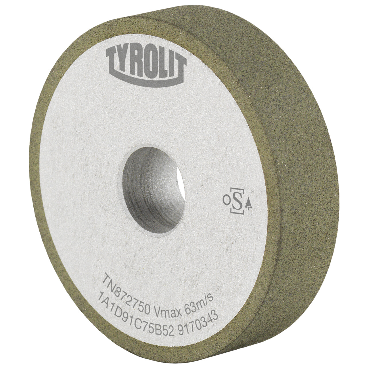 Muelas cilíndricas interiores de diamante con aglomerante de resina para carburo y cerámica industrial