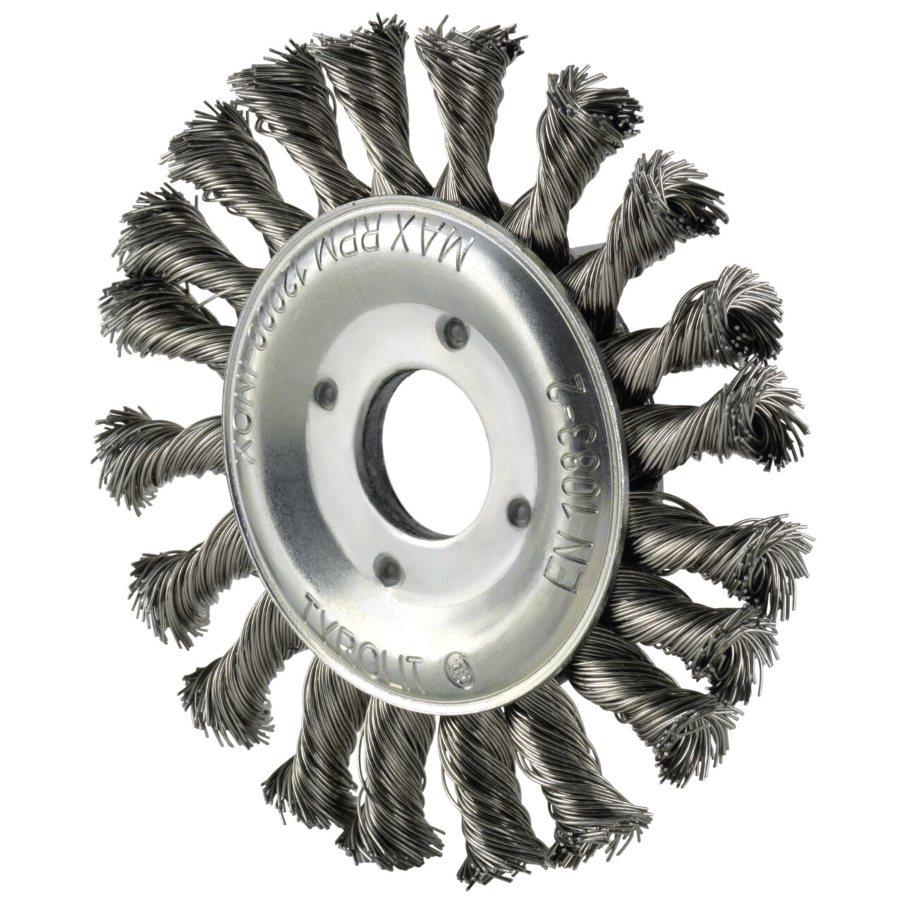 Tyrolit Cepillo redondo 115x11x23xM14 DZ PREMIUM inox