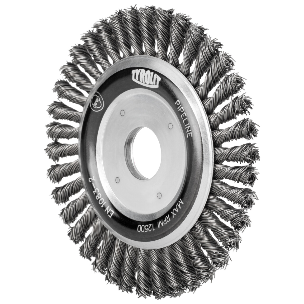 Tyrolit Cepillo redondo PIPELINER 125x6x21x22,2 DZ PREMIUM inox