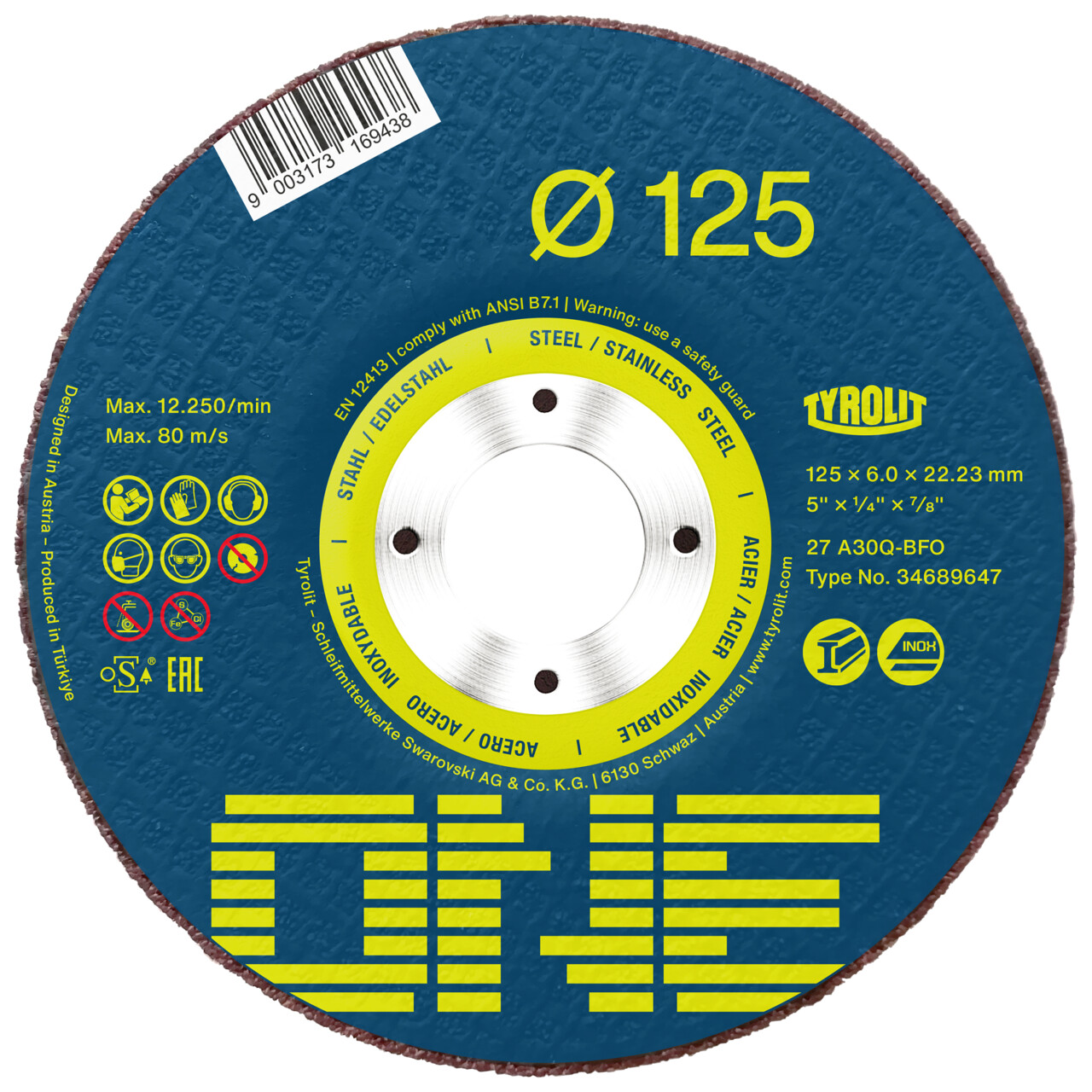 ONE Discos de desbaste 2in1 para acero y acero inoxidable