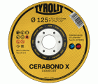 Discos de desbaste CERABOND X COMFORT para acero y acero inoxidable