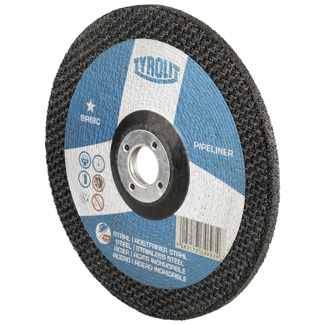 Tyrolit Disco de desbaste PIPELINER 178x7x22,23 mm A30T BASIC acero/inox