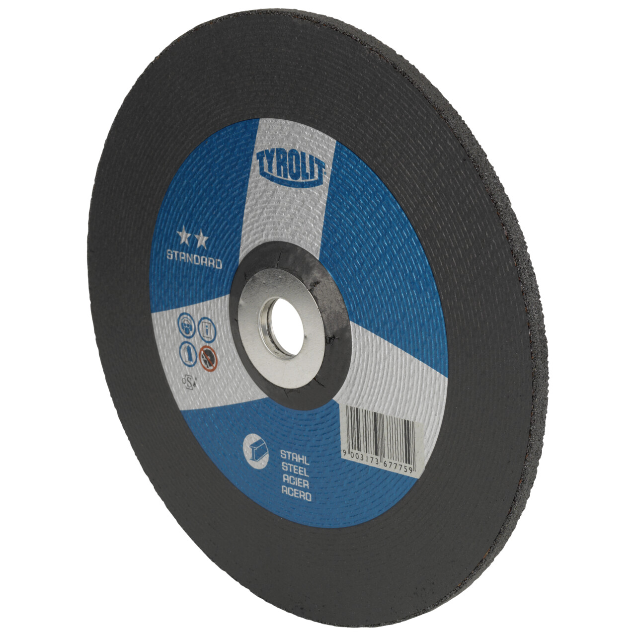 Tyrolit Disco de desbaste 115x6x22,23 mm A24S STANDARD acero