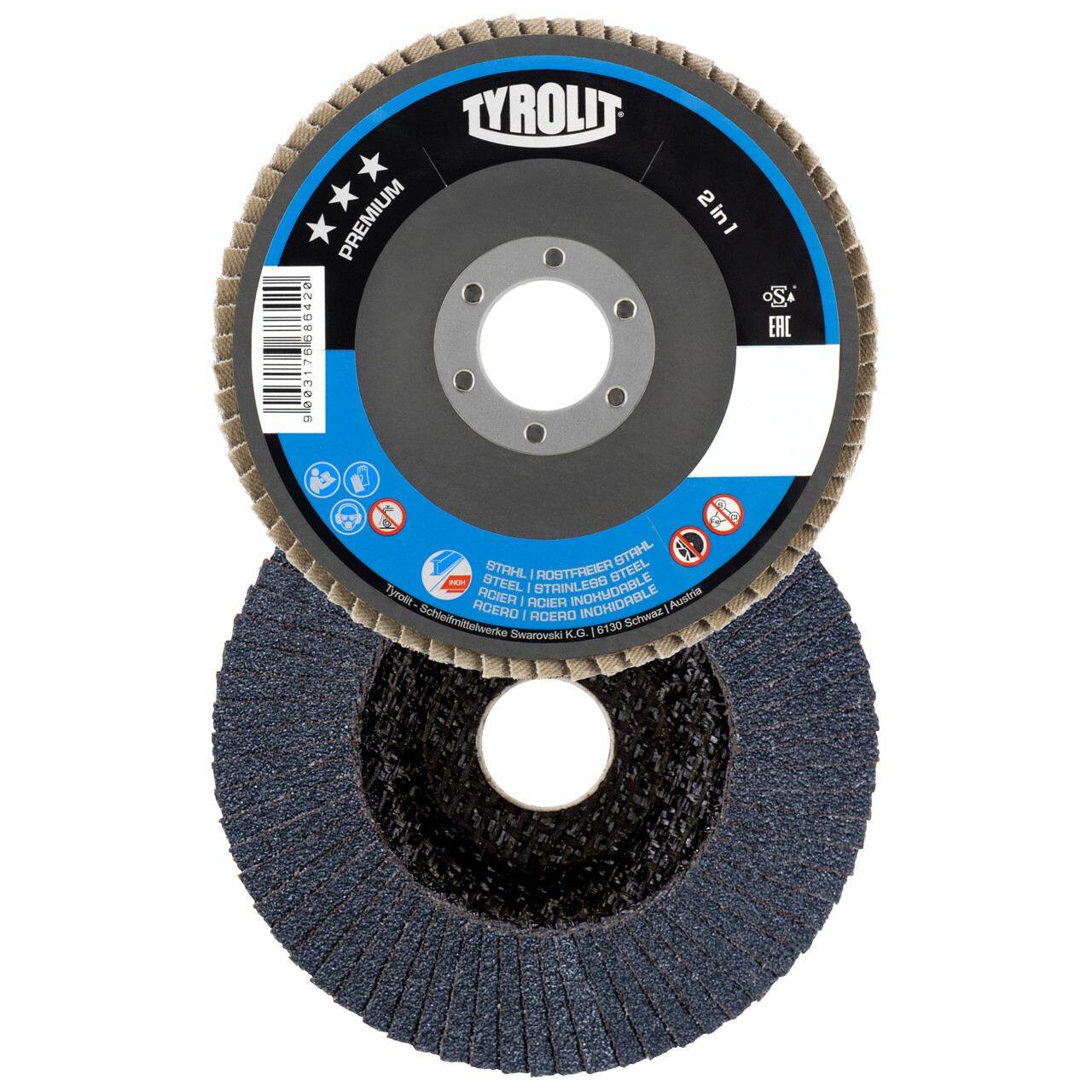 Discos de láminas PREMIUM 2in1 para acero y acero inoxidable