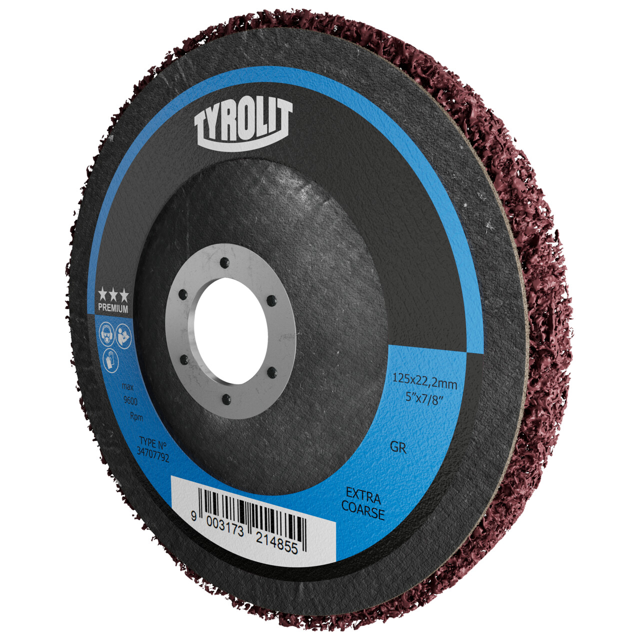 Tyrolit Disco de limpieza 115x22,2 mm BASTO PREMIUM universal