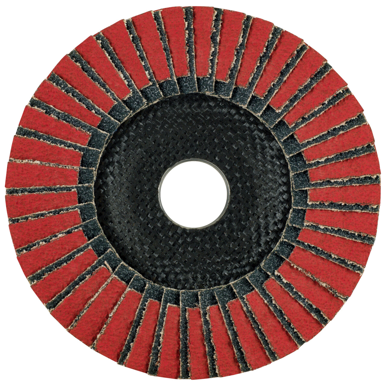 Tyrolit Disco de láminas TWIN FLAP inclinado 115x22,23 CA40 PREMIUM acero/inox