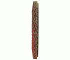 Tyrolit Disco de láminas TWIN FLAP inclinado 115x22,23 CA40 PREMIUM acero/inox
