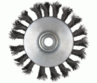 Tyrolit Cepillo cónico alambre trenzado 100x20xM14 S0,3 mm PREMIUM acero