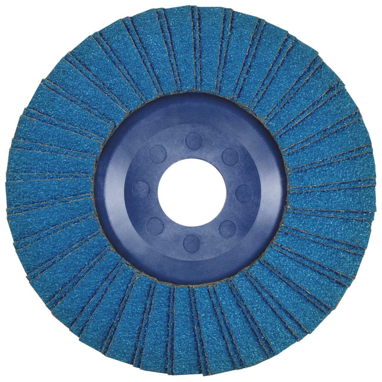 Tyrolit Disco de láminas TWIN FLAP inclinado 115x22,23 ZA40 STANDARD acero/inox