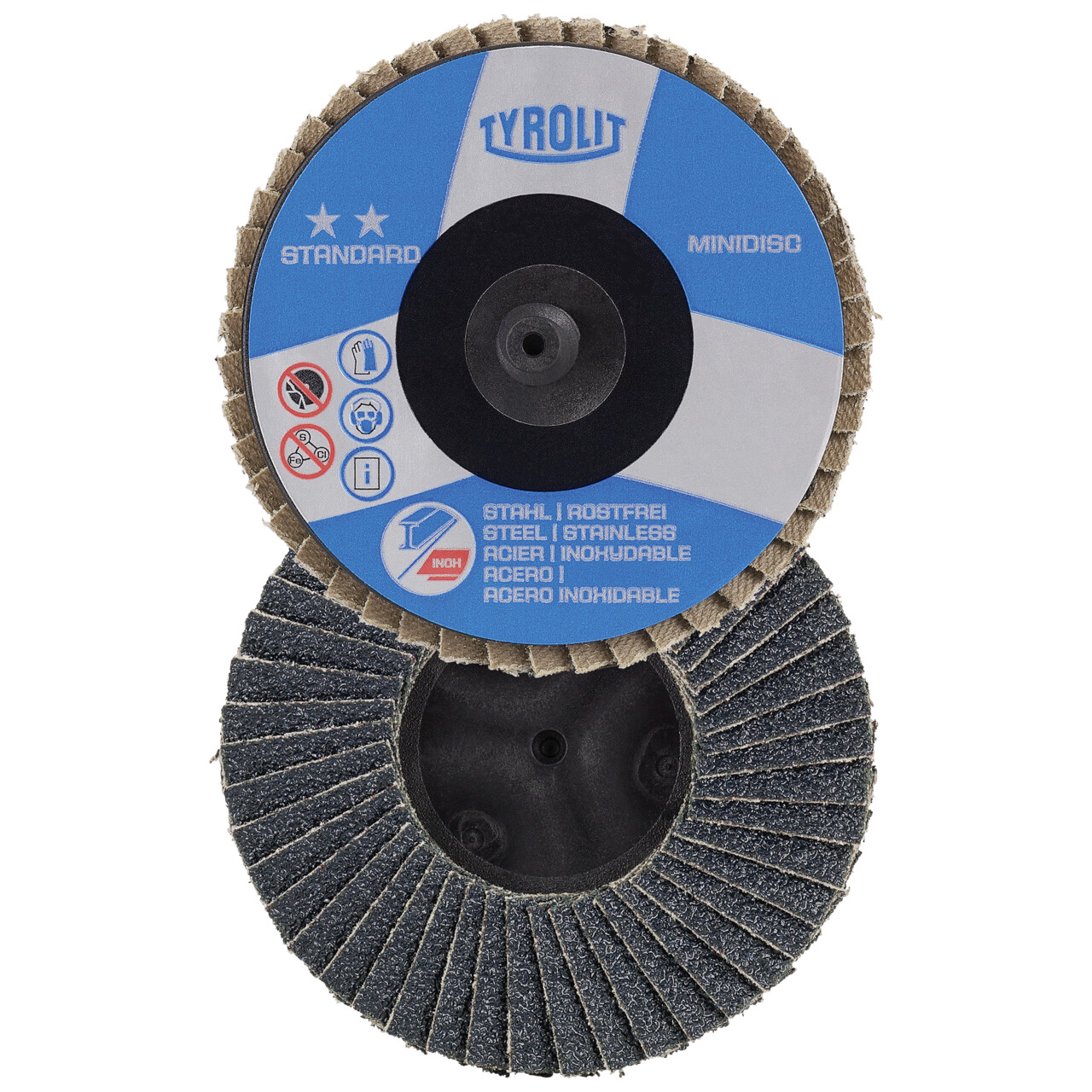 MINIDISCOS STANDARD Quick-Change para acero y acero inoxidable