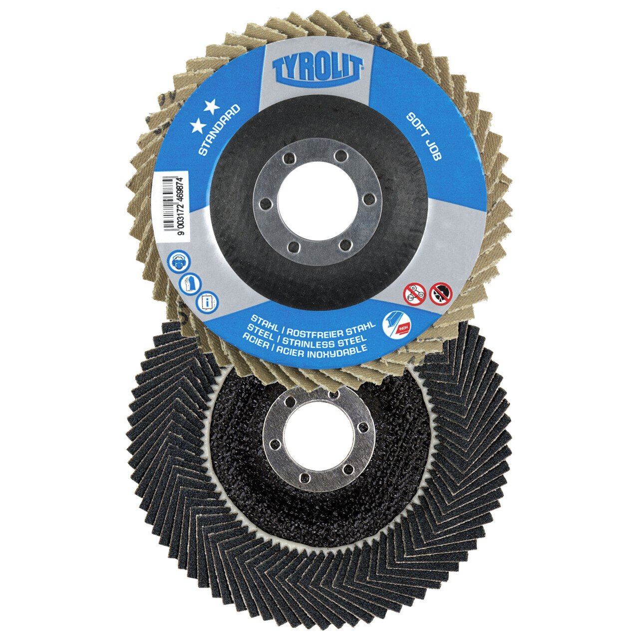 Discos de láminas STANDARD SOFTJOB para acero y acero inoxidable
