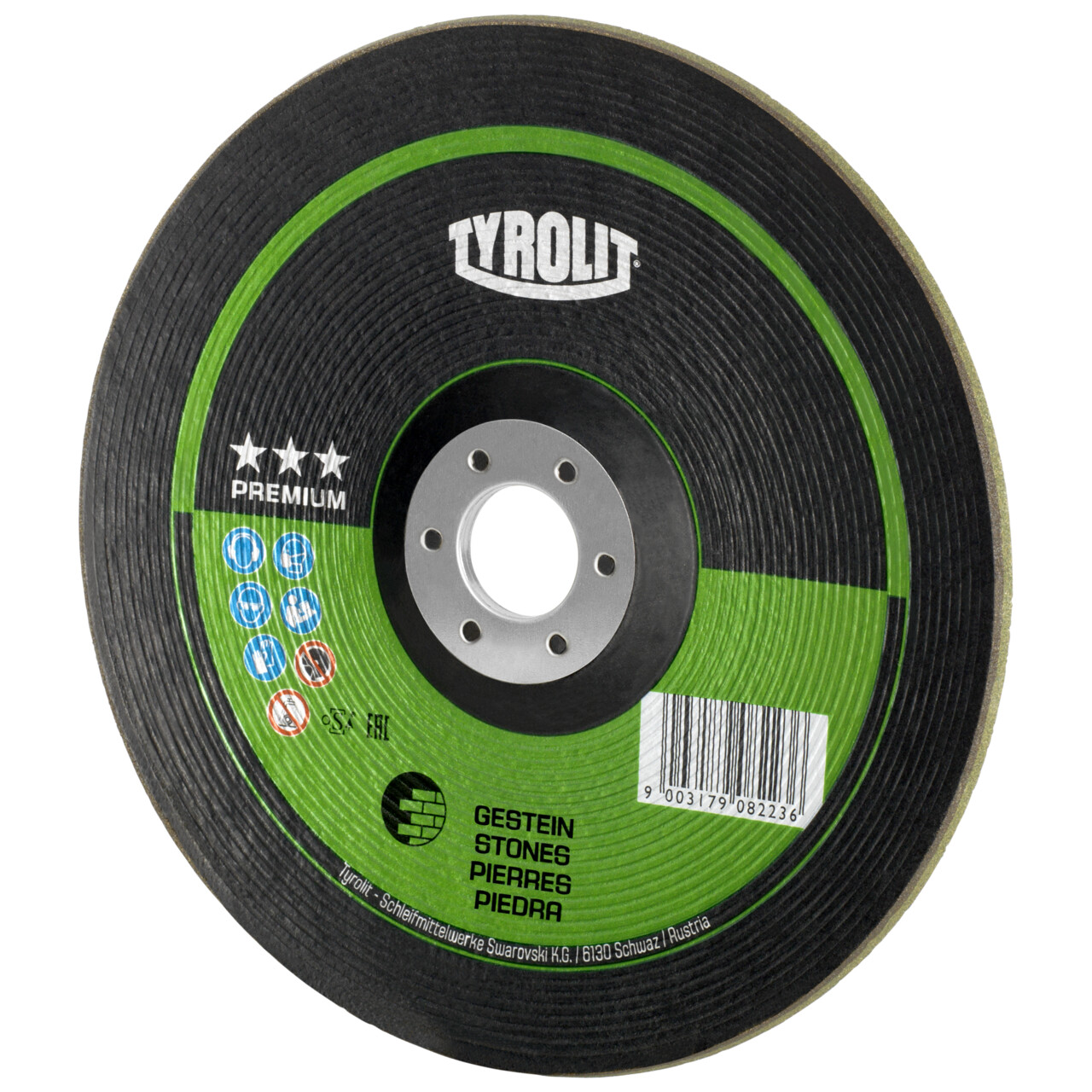 Tyrolit Rondeller® Disco de desbaste 178x22,23 C36S PREMIUM piedra