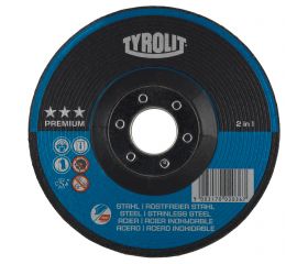 Tyrolit discos de desbaste #27E 100x6x16 A24Q-BFX