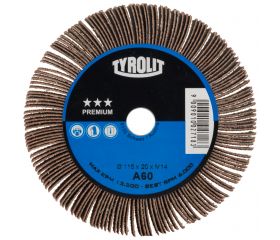 Tyrolit cepillos de núcleo #1LA C X 115x20M14 A80 P01
