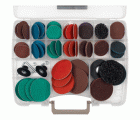 Tyrolit Set de QUICK-CHANGE DISCS de uso universal 50 #PAD QDISC 50xR_75XR DEMOBOX P