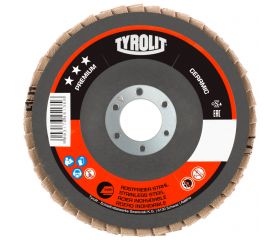 Tyrolit Discos de láminas CERAMIC para acero inoxidable 125 #28ELN 125x22,23 CA80R-B