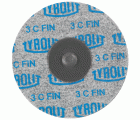Tyrolit Muelas compactas prensadas QUICK-CHANGE de uso universal 76 x R #QDISC VL UW 76x6,4xR 2 S FINE P