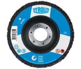 Tyrolit Discos de láminas para acero 125 #28CLA 125x22,23 A60S-B