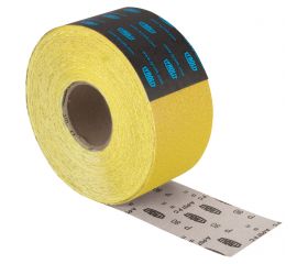 Tyrolit Rollos de papel A-P21 D para plástico, madera, pintura y barniz 115 x 5 #ROLL P D 115x5M A120 P21