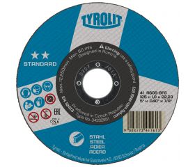 Tyrolit Discos de corte para acero 178 x 1,6 #41X 178x1,6x22,23 A46S-BFS