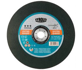 Tyrolit Discos de desbaste CERABOND X para acero y acero inoxidable 230 x 7 #27E 230x7x22,23 CA24Q-BFP