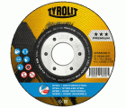 Tyrolit Discos de desbaste CERABOND X para acero y acero inoxidable 115 x 4 #27E 115x4x22,23 CA24Q-BFP