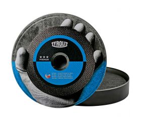 Tyrolit Discos de corte 2in1 para acero y acero inoxidable 115 x 1,0 #41F 115x1x22,23 A60Q-BFP