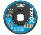Tyrolit Discos de desbaste X-LOCK para acero y acero inoxidable 125 x 7 #27E 125x7x22,23/XL A30Q-BFP