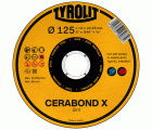 Discos de corte CERABOND X Para acero y acero inoxidable