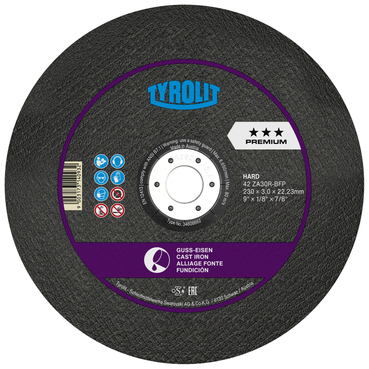 Discos de corte PREMIUM para hierro fundido