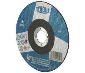 Tyrolit Disco de corte abombado 178x3x22,23 A30 BASIC acero/inox