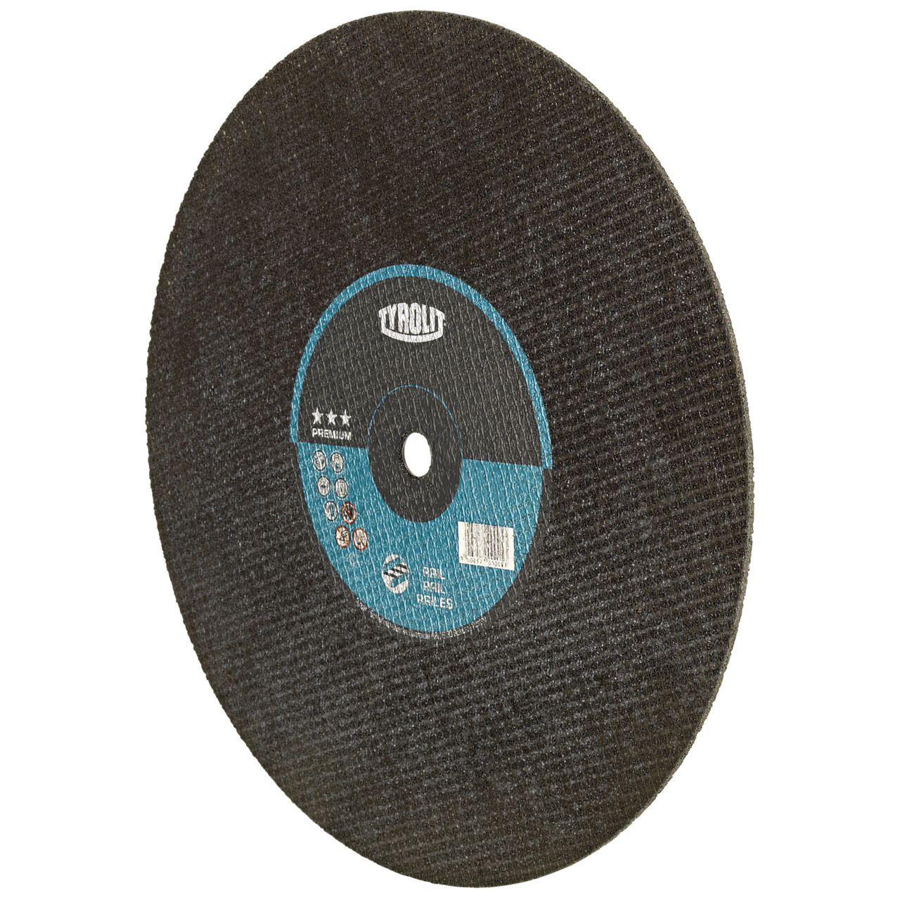 Tyrolit Disco de corte recto 350x3,8x20 A24 PREMIUM raíles