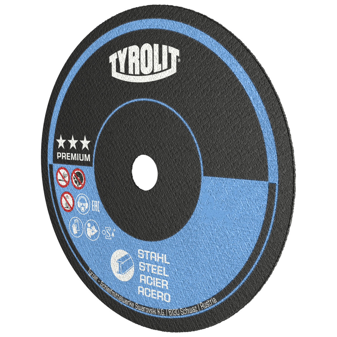 Tyrolit Disco de corte recto 75x1x10 A100 PREMIUM acero