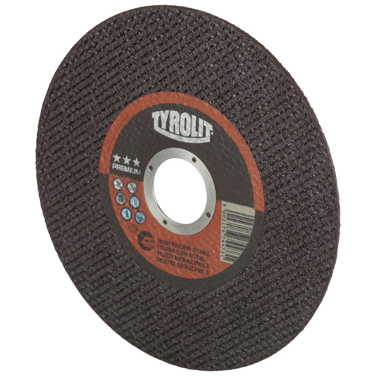 Tyrolit Disco de corte recto 125x1x22,23 A60 PREMIUM inox
