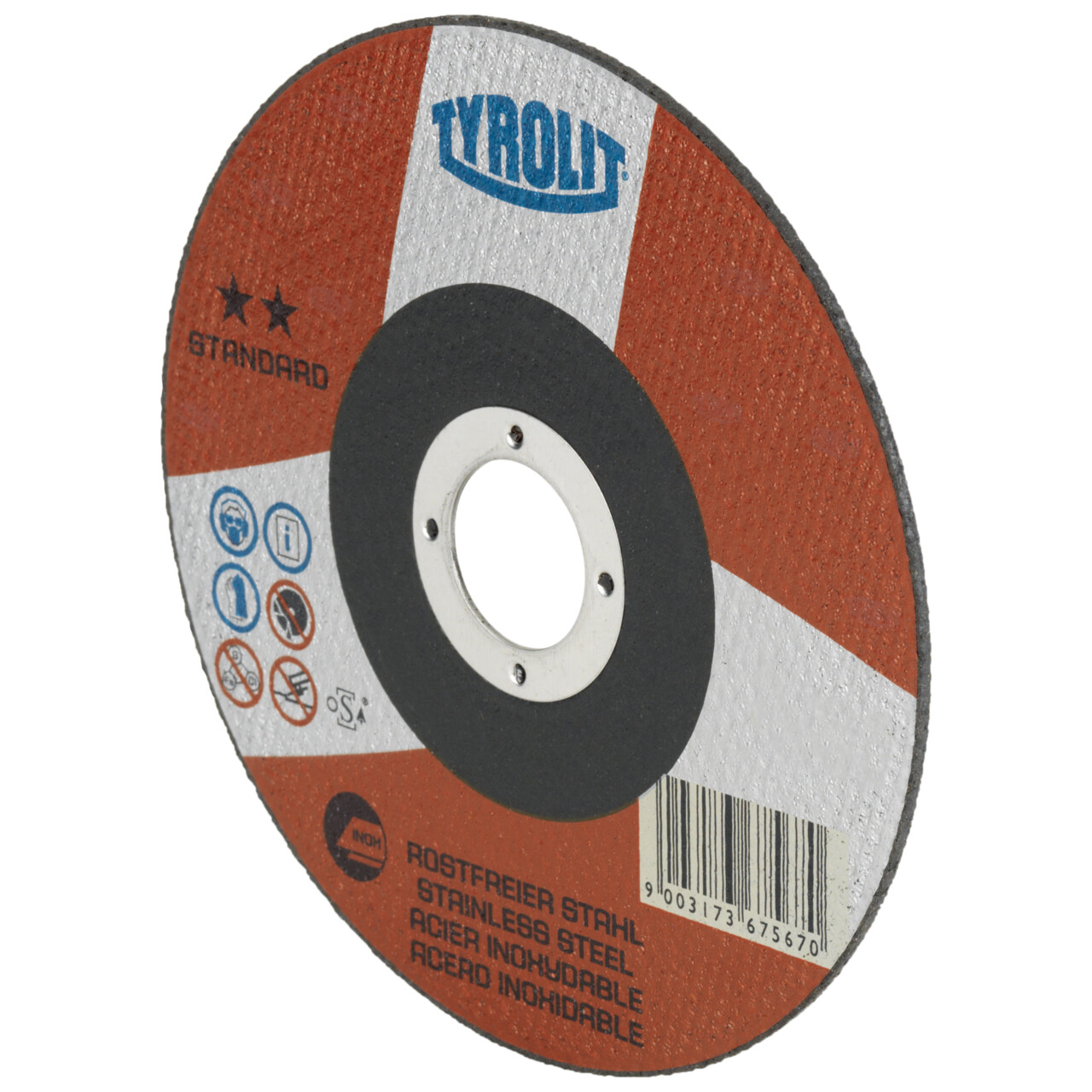 Tyrolit Disco de corte recto 150x2,5x22,23 A30 STANDARD inox