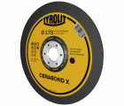 Tyrolit disco de corte CERABOND X abombado 178x3x22,23 mm CA30 fundición