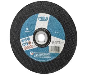 Tyrolit Disco de corte abombado 230x3x22,23 A30 BASIC acero/inox