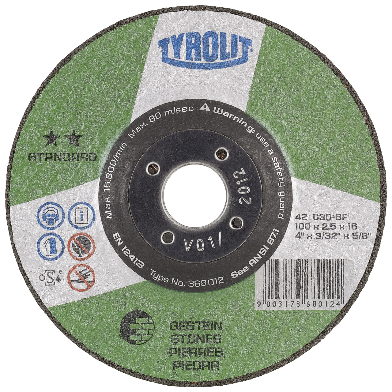 Discos de corte STANDARD para piedra