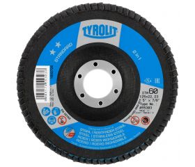 Tyrolit Discos de láminas 2in1 para acero y acero inoxidable 125 #27XLA 125x22,2 ZA60Q-B