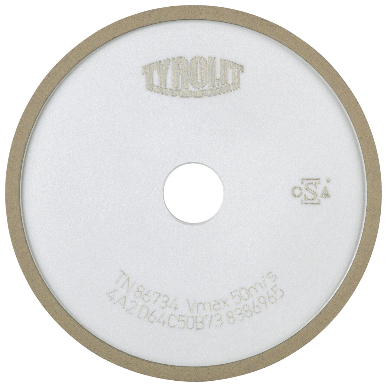 Muelas CNC de diamante con aglomerante de resina para rectificado en seco para metal duro