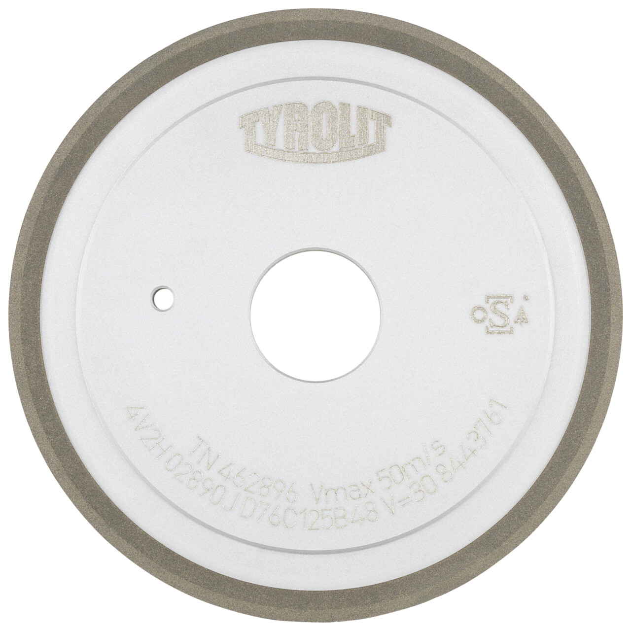 Discos diamantados aglomerados con resina para el rectificado de caras de desbaste para metal duro