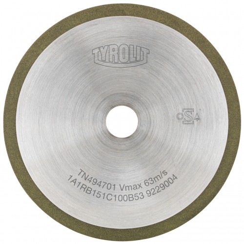 Tyrolit Corte de herramientas giratorias para metal duro 125 x 1 x 20 #1A1R 125x1x20 D126C100B53ST