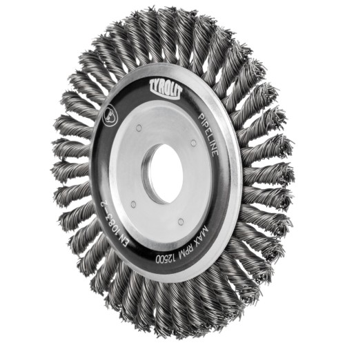Tyrolit Cepillo redondo PIPELINER 125x6x21x22,2 DZ PREMIUM inox