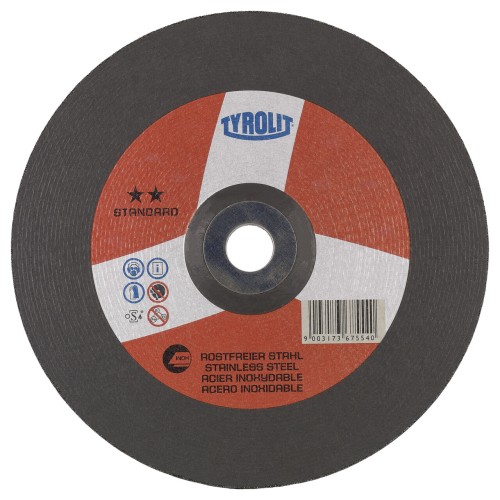 Tyrolit Disco de desbaste 150x6x22,23 mm A30R STANDARD inox