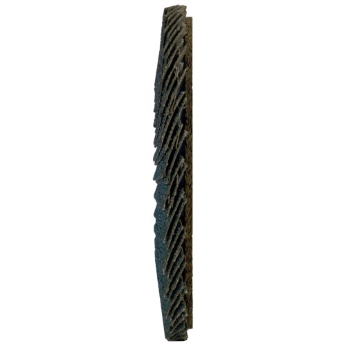 Tyrolit Disco de láminas TWIN FLAP inclinado 115x22,23 ZA40 STANDARD acero/inox