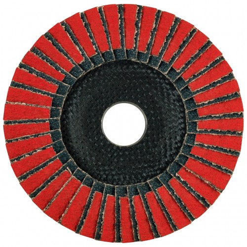 Tyrolit Discos de láminas TWINFLAP para acero y acero inoxidable 115 #28SLN 115x22,23 ZACA60Q-B