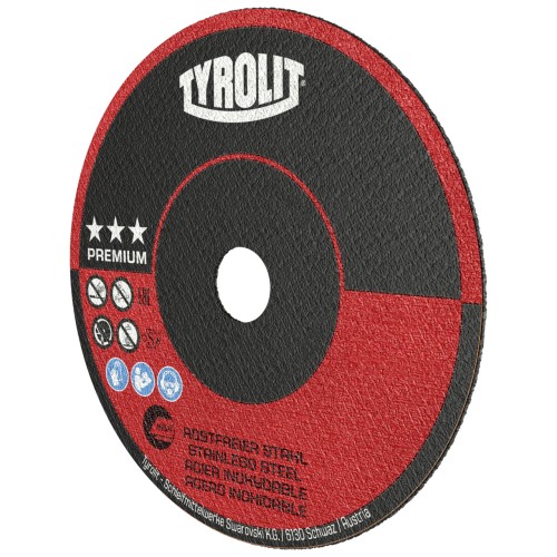Tyrolit Disco de corte recto 63x1x10 A60 PREMIUM inox