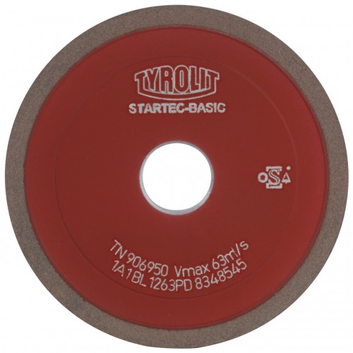 Tyrolit muelas de precisión #11V9 75x30x20 BL76-3-PD STARTEC-BASIC